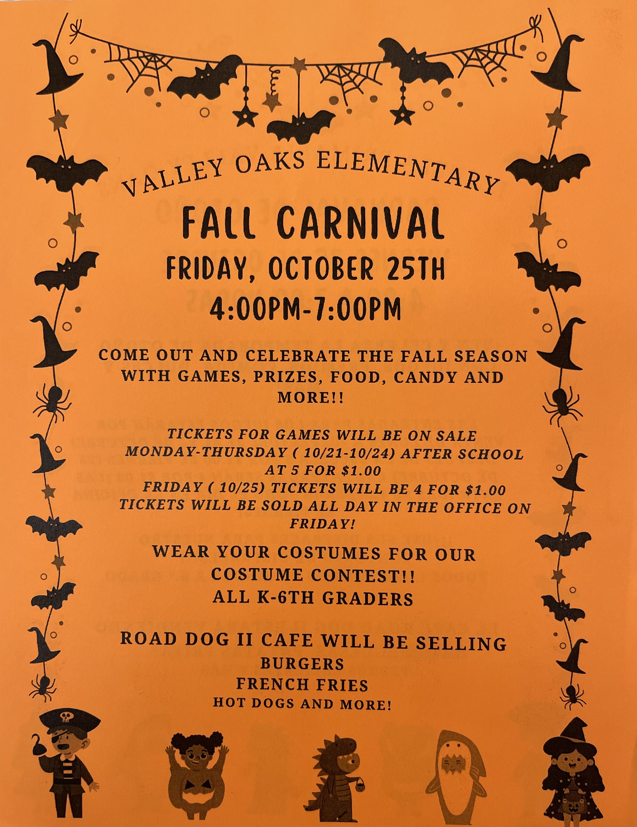 fall carnival flyers